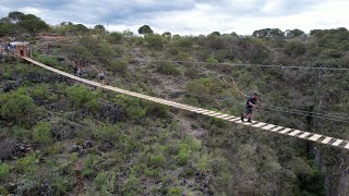 puente colgante de santos reyes tepejillo region de la mixteca oaxaqueña