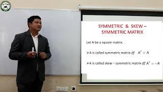 Mathematics (12 Science) Matrix Algebra (Part 2) by Mr Nabin Gurung