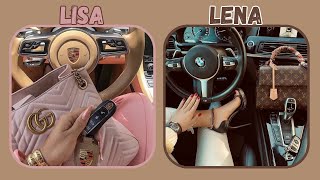 LISA OR LENA ( Luxury brands ,cars ,bags ,clothes ,jewelry) #lisa  #lisaandlena #luxury #trending