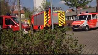 Einsatzübung Tag der offenen Tür Feuerwehr Hersfeld RTW, LF16/12, RW