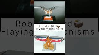 Robotic Bird flaying Mechanisms, 3d design animation। #solidworks #AutoCAD