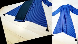 how to make loose shirt/top cutting and stitching