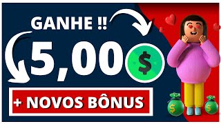 🔥Ganhe R$ 5,00 com essa nova pagina + Novos Bônus!!