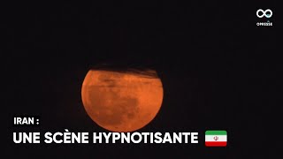 La Lune de Ver observée dans le ciel de Téhéran