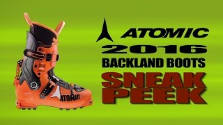 2016 Atomic Backland AT Ski Boots Sneak Peek