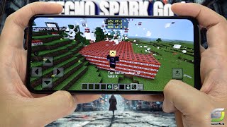 TECNO SPARK Go 1 test game MineCraft | Unisoc T615