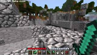 Minecraft - 120 TNT Cannon vs Enemy Castle