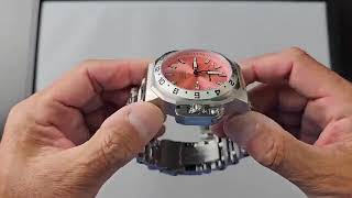 Millipede Max Pink Dial GMT Automatic   Limited Edition 100