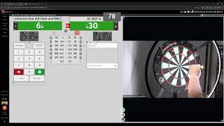 Spiel gegen den Darts-Live Bot  gutes Spiel 3-2 Sieg. #dart #darts #dartsport #shortlegs