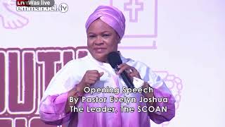 SEE HOW MAMA EVELYN JOSHUA DRESSED TO SCOAN YOUTH CONVENTION THAT GOD PEOPLE TALKING #emmanueltv