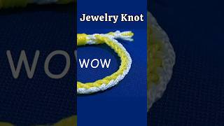 👆 Bracelet Knot #shortsfeed #diy #knottedjewelry