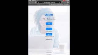 Authenticating Zoom (ipad)