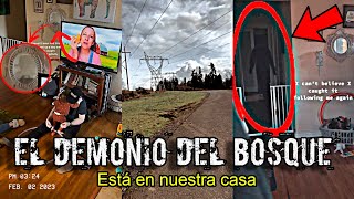 EL VIDEO del DEMONIO del BOSQUE que los PERSIGUIÓ hasta su CASA