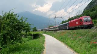 [4K] UN'ORA A SERRAVALLE ALL'ADIGE! #brennerbahn #ferroviadelbrennero #fujifilm