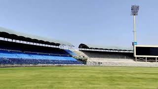 Multan International cricket stadium is getting ready for the series.