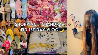 EID MUBARAK 2023 🫶🏻 | Shopping + chandraat + Eid 1st day vlog🌙❤️| She’s vlog 👑