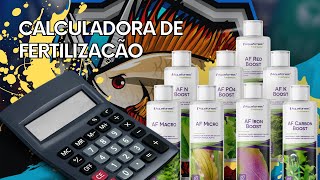 👉 Calculadora para Fertilizante Líquido para Aquário Plantado - AquaForest Freshwater