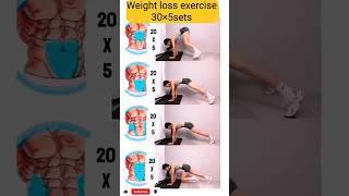 Weight loss exercise at home #yoga #fitness #weightloss #motivation