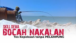 Mancing Baronang tanpa PELAMPUNG ternyata makannya lebih LAHAP