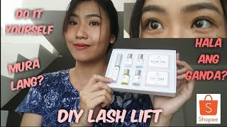 DIY EYELASH PERM FROM SHOPEE (WORTH IT BA?)