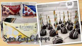 Super Easy Cakepops Using Goya Easy Melt Chocolate Buttons