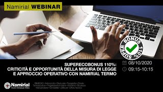 Namirial Online EXPO - Termo e Superbonus 110%