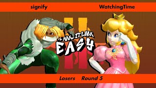 WMILE 2 - signify (Sheik) vs. WatchingTime (Peach) - LR5