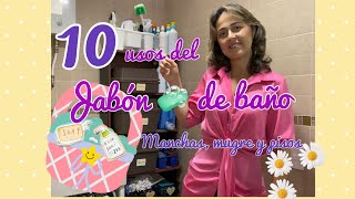 10 usos del jabón de tocador/ cómo sacar manchas / cómo lavar pisos / # tips #trucos