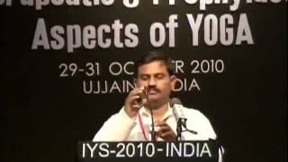 Dr Yugandhar in IYS-2010-INDIA