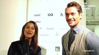 David Gandy Interview at the London Collections: Men SS16