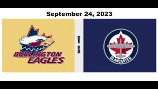 U10 A Burlington Eagles vs Glancaster Bombers (Sep. 24, 2023)