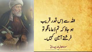 Maulana Rumi Quotes in Urdu | Best Motivational Quotes in Urdu | Rumi Quotes In Urdu