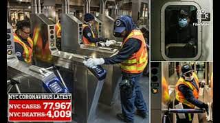 New York death toll from the coronavirus is now 4000, and 41 MTA workers all dead