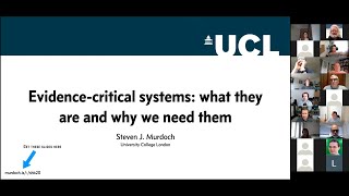 Evidence-critical systems: what they are and why we need them