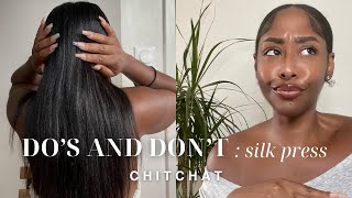 Tutoriel : Do and Dont silk press