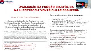 Avaliação da função diastólica na hipertrofia ventricula esquerda