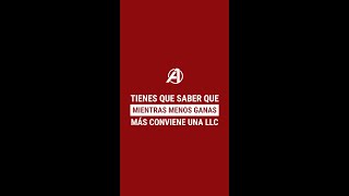 Mientras menos dinero ganas, más te conviene la LLC.