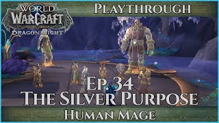 Let's Play World of Warcraft Dragonflight - Mage Ep. 34 Playthrough - The Silver Purpose