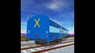 Indian train crossing3d Icf train Derailment Mahamana train