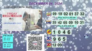 [LIVE] PCSO 9:00 PM DRAW - DECEMBER 04, 2024 LOTTO RESULTS