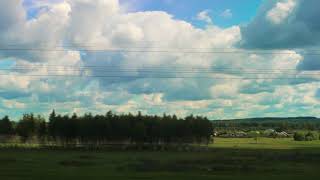 Russia views window nature sky the grass House