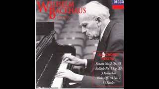 Wilhelm Backhaus – All-Chopin Recital