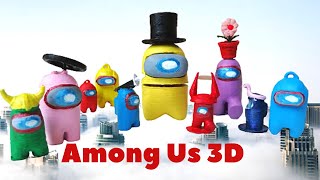 Амонг ас своими руками  Among US 3D  Поделки амонг ас Как сделать амонг ас на 3Д принтере