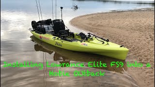 Installing a Lowrance Elite FS9 into a Hobie Outback Kayak