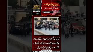 Protest In Karachi Over Syed Death | #shorts #subscribe #shortsfeed #karachi  #hassannasrallah