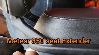 Royal Enfield 350 meteor seat length kaise increase kare