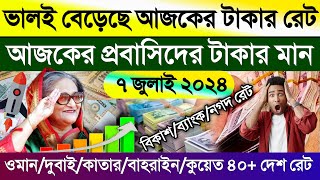 আজকের টাকার রেট কত | Ajker takar rate | সৌদি/দুবাই/কাতার/কুয়েত/ওমান/বাহরাইন/সিঙ্গাপুর ডলারের রেট কত