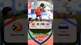 Timor Leste 0 - 10 Thailand | Piala AFF 2024 #pialaaff #thailand #malaysia #aseancup2024