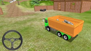 Offroad Cargo Truck Transport Simulator | Truk Narik Batu Lev3 | Android gameplay