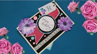 Hermosa tarjeta de cumpleaños #diy #manualidades